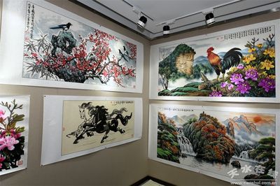 中國美術家協會會員李冰耄耋書畫展在麥積區隆重開展
